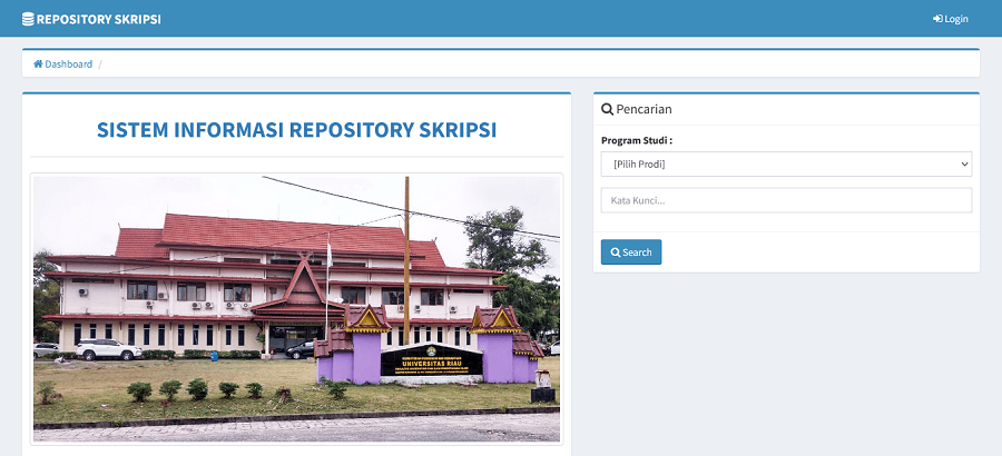 Repository SI Universitas Riau